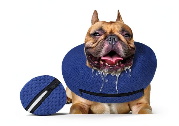 Supet Inflatable Dog Collar Soft Recovery Cone Alternative-4