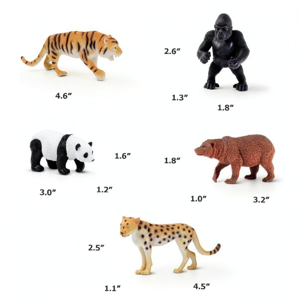 Toy-Mate Safari Animal Figures Durable Plastic Educational-3
