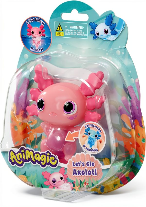 Let's Glo Axolotl Glowing Electronic Pet Toy for Kids-4