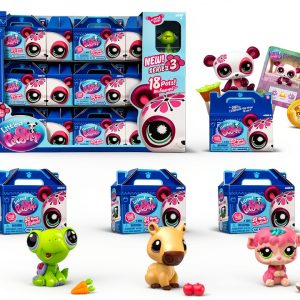 Littlest Pet Shop Series 3 Bobblin Pets Collectible Figures-0