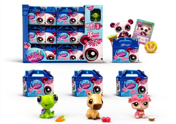 Littlest Pet Shop Series 3 Bobblin Pets Collectible Figures-0