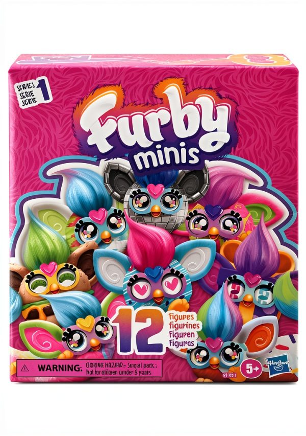Furby Mini Figures Hasbro Collectible Toys Colorful Eyes-1