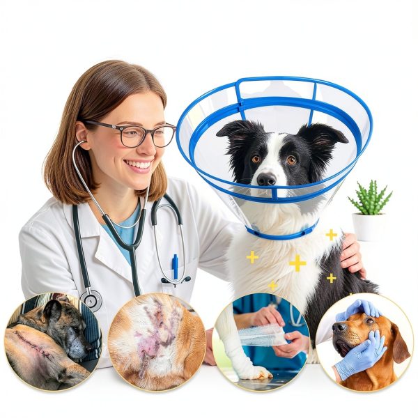 Didopet Dog Recovery Collar Clear Vision Adjustable Fit-6