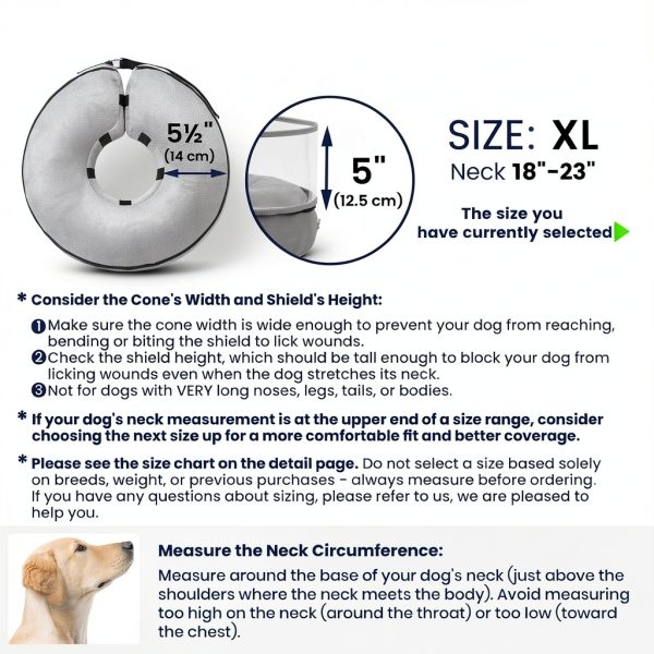 BARKLESS Inflatable Dog Cone Collar Recovery Alternative-3