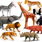 Toy-Mate Safari Animal Figures Durable Plastic Educational-0