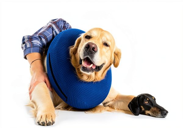 Supet Inflatable Dog Collar Soft Recovery Cone Alternative-2