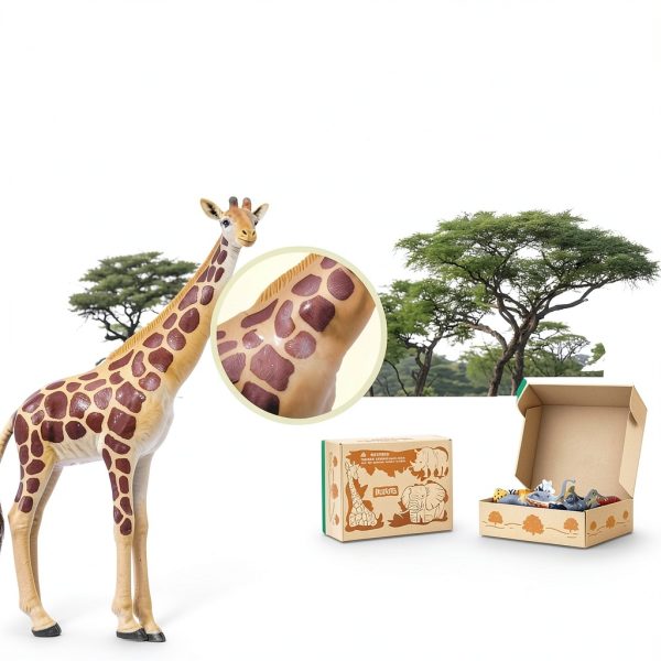 Toy-Mate Safari Animal Figures Durable Plastic Educational-7