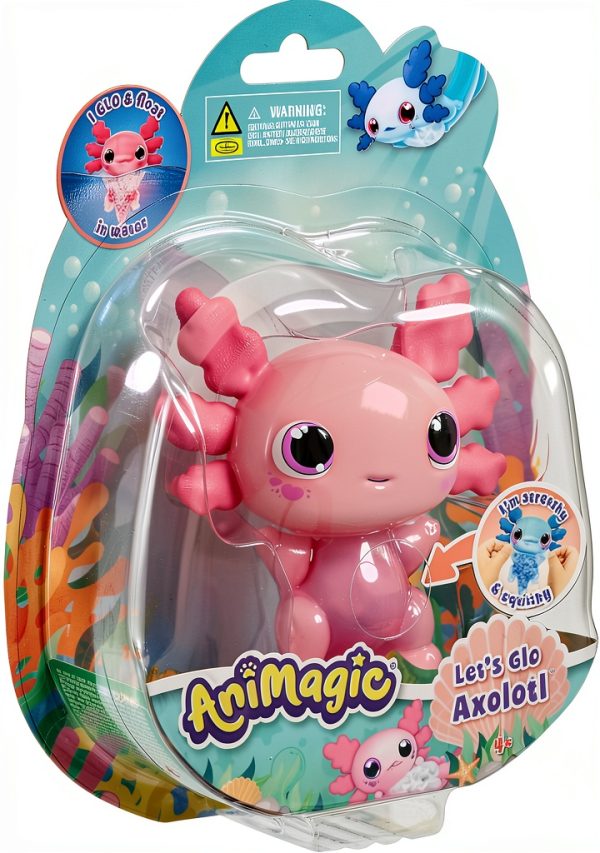 Let's Glo Axolotl Glowing Electronic Pet Toy for Kids-3