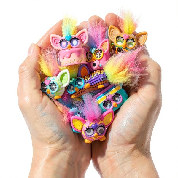 Furby Mini Figures Hasbro Collectible Toys Colorful Eyes-7