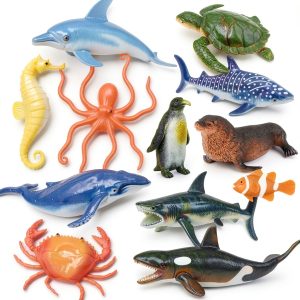 Beetots Ocean Animal Figures Realistic Educational Kids Toys-0