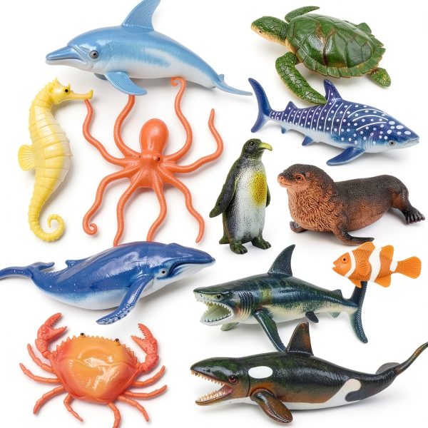 Beetots Ocean Animal Figures Realistic Educational Kids Toys-0