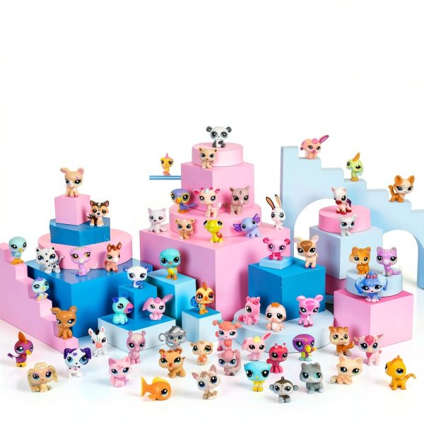 Littlest Pet Shop Series 3 Bobblin Pets Collectible Figures-9