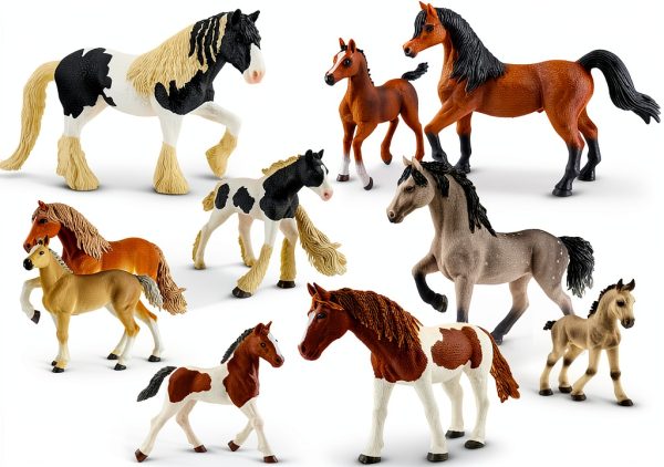 Toy-Mate Horse Figurines Realistic PVC Plastic Animal Toys-0