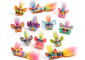 Furby Mini Figures Hasbro Collectible Toys Colorful Eyes-0