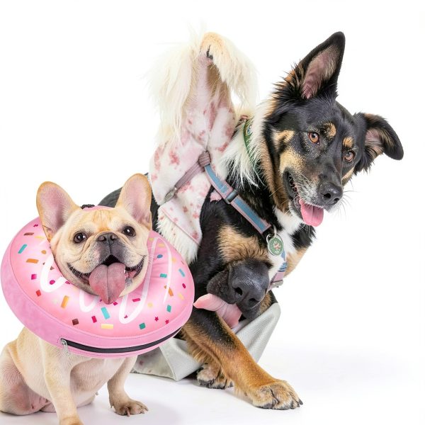 Didopet Inflatable Dog Cone Collar Recovery Donut Pillow-6