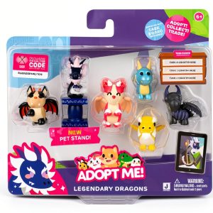 Jazwares Adopt Me Legendary Dragons 6 Figure Pack Toys-0