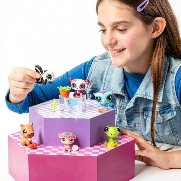 Littlest Pet Shop Series 3 Bobblin Pets Collectible Figures-4