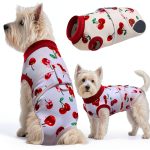 KAROKU Dog Recovery Suit Breathable Fabric Surgery-0