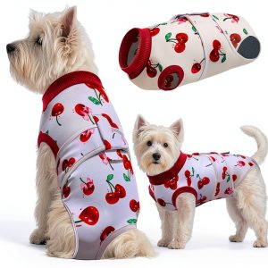 KAROKU Dog Recovery Suit Breathable Fabric Surgery-0