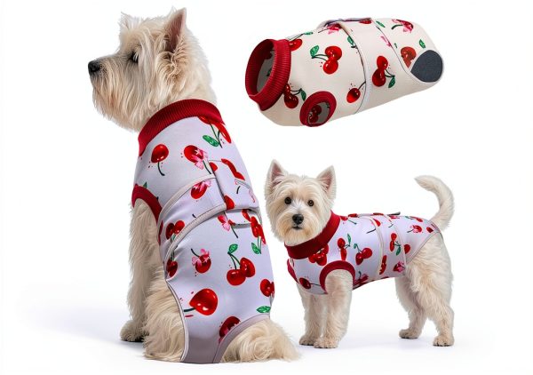 KAROKU Dog Recovery Suit Breathable Fabric Surgery-0