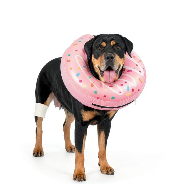 Didopet Inflatable Dog Cone Collar Recovery Donut Pillow-3