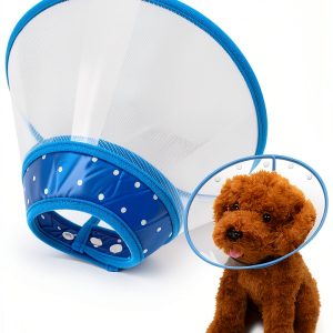 Andiker Dog Recovery Collar Comfortable Transparent Pet Cone-0