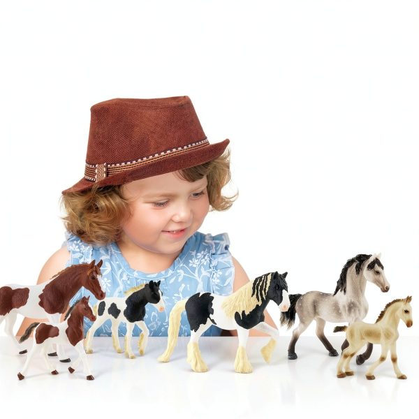 Toy-Mate Horse Figurines Realistic PVC Plastic Animal Toys-5