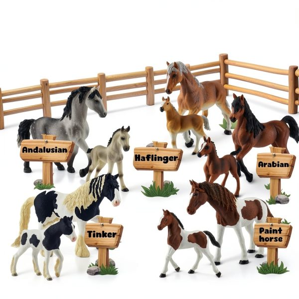 Toy-Mate Horse Figurines Realistic PVC Plastic Animal Toys-1