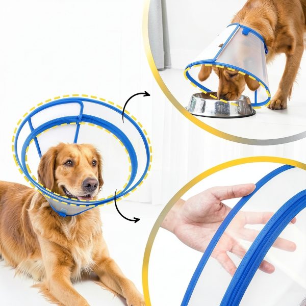 Didopet Dog Recovery Collar Clear Vision Adjustable Fit-1