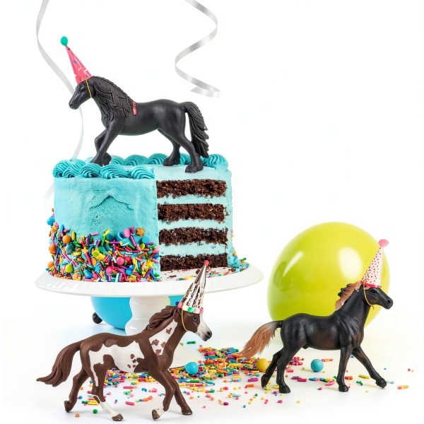 Divwa Horse Figures Realistic PVC Animal Toys for Kids-4