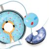 Toptakeit Inflatable Dog Collar Recovery Cone Donut Design-3