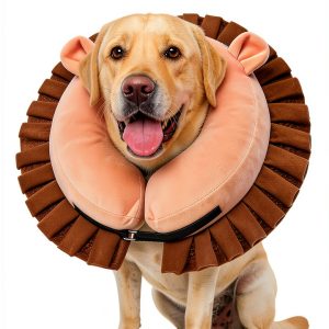 KOOLTAIL Inflatable Dog Cone Collar Adjustable-0