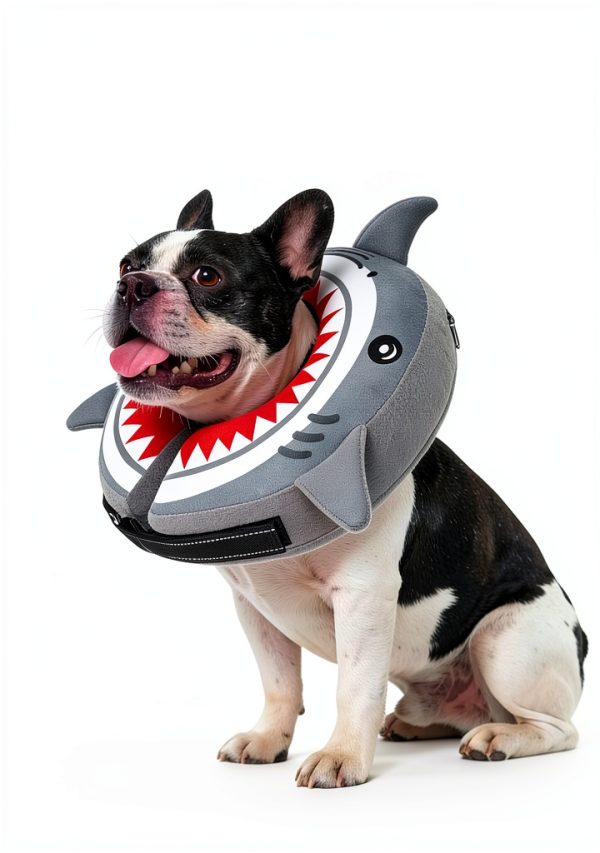 Adjustable Dog Cone Collar KOOLTAIL Inflatable-0