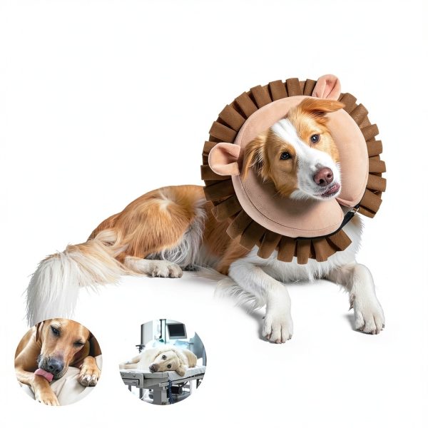 KOOLTAIL Inflatable Dog Cone Collar Adjustable-3