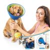 Fickte Soft Dog Cone Collar Green-Blue L+ Pet Supplies-4