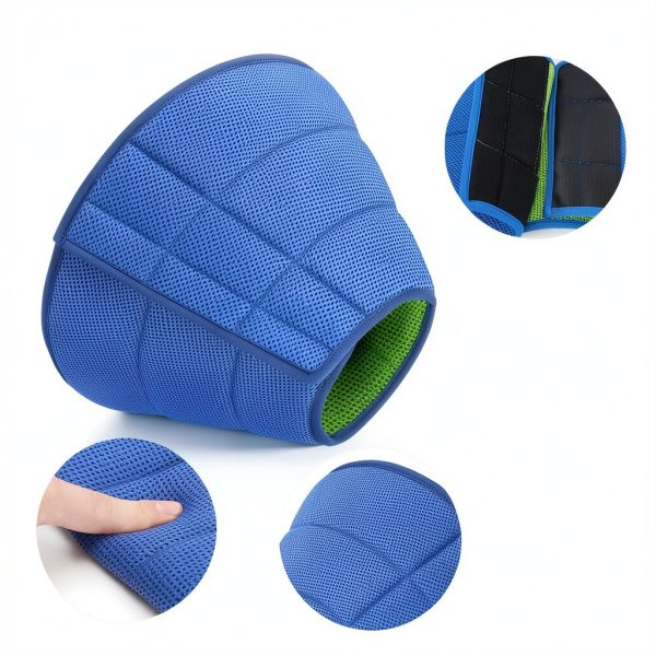 Fickte Soft Dog Cone Collar Green-Blue L+ Pet Supplies-1