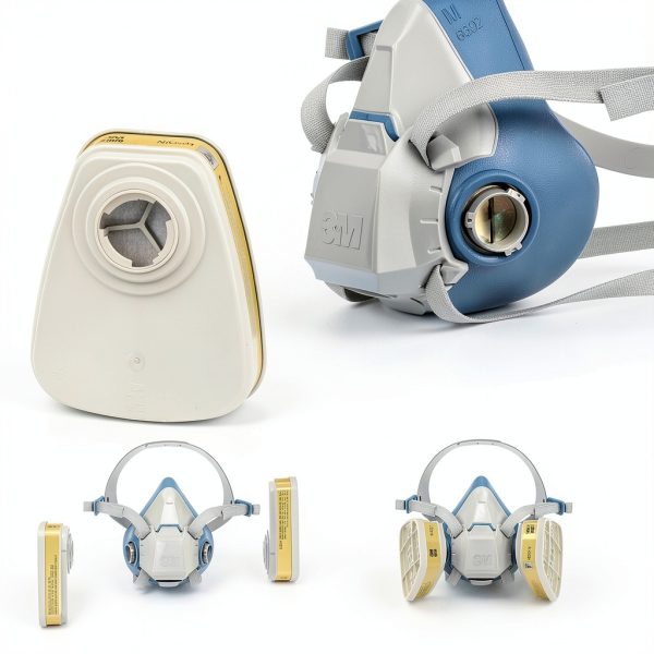 3M 6006 NIOSH Approved Respirator Cartridge for Half and Full-2