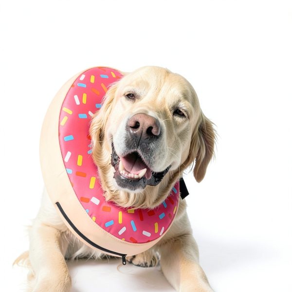 Inflatable Dog Cone Collar Supet Scratch Resistant Dog Recovery Collar-2