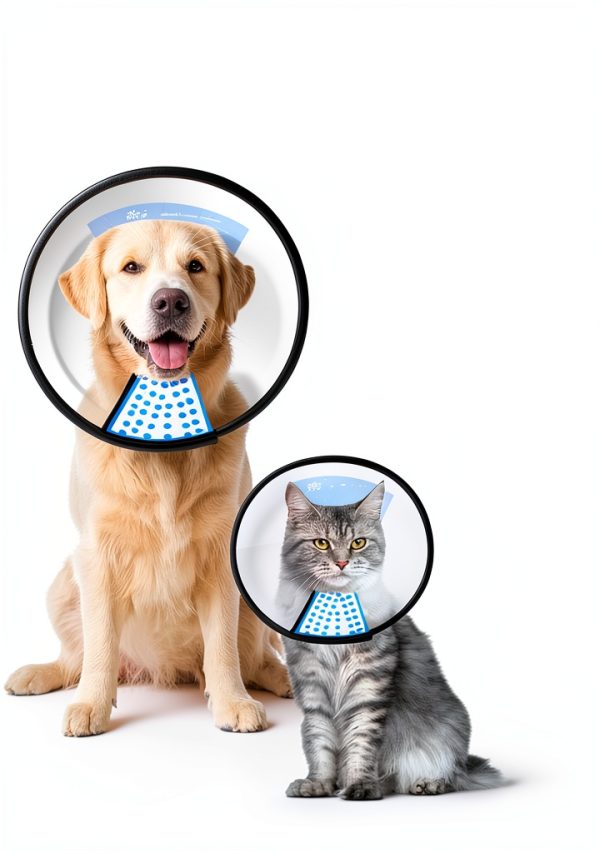 Dog Recovery Collar Supet Soft PVC Adjustable Cone Size-2