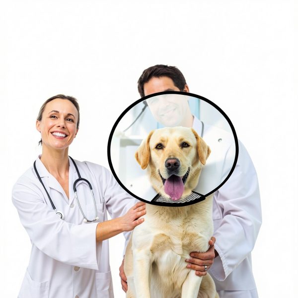 GLADOG Soft Transparent Recovery Cone Dog Collar – Adjustable-5