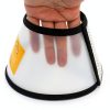 Pet Recovery Cone Qiyadin Translucent Soft Plastic Collar for Dogs-2