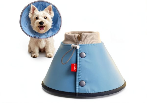 Agape Soft Dog Cone Collar for Small Dogs and Cats Reflective Design-0