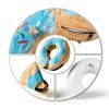 Dog Recovery Collar Inflatable Donut Cone by Grand Line Adjustable-5