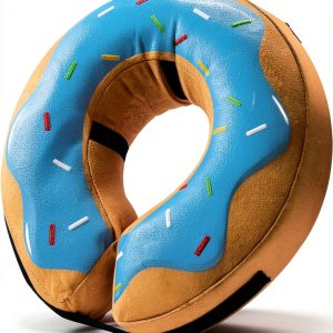 Dog Recovery Collar Inflatable Donut Cone by Grand Line Adjustable-0