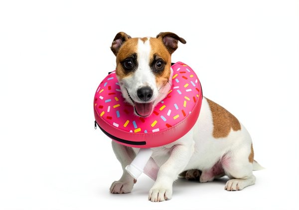 Inflatable Dog Cone Collar Supet Scratch Resistant Dog Recovery Collar-1