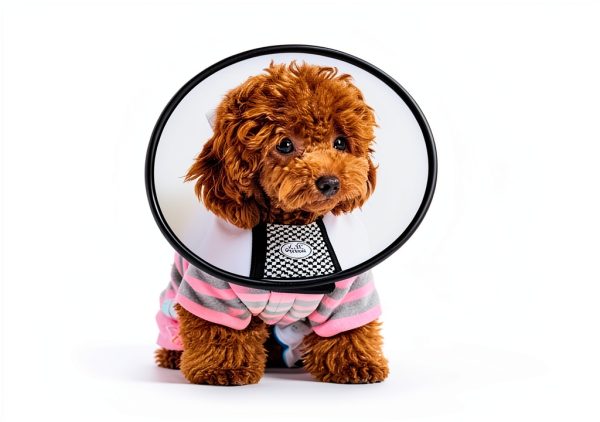 Pet Recovery Cone Qiyadin Translucent Soft Plastic Collar for Dogs-4