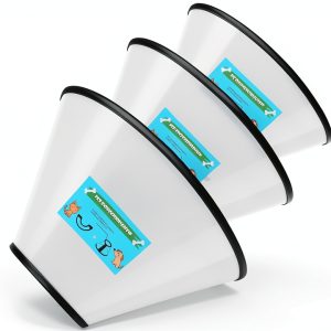 GLADOG Soft Transparent Recovery Cone Dog Collar – Adjustable-0
