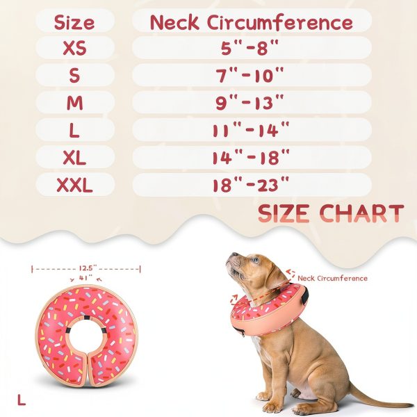 Inflatable Dog Cone Collar Supet Scratch Resistant Dog Recovery Collar-5