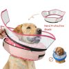 Supet Inflatable Dog Donut Collar 17 DonutPink L Detachable Shield-2