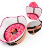 Supet Inflatable Dog Donut Collar 17 DonutPink L Detachable Shield-6